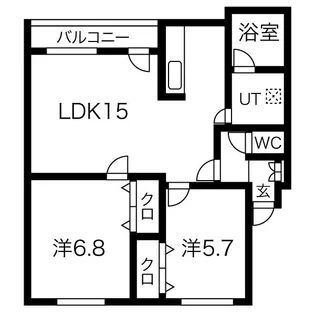 VICTORIA V【2階】の間取り