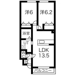 VICTORIA X【1階】の間取り