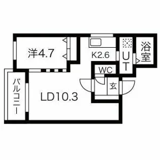 カプチーノ千歳【0302号室】の間取り