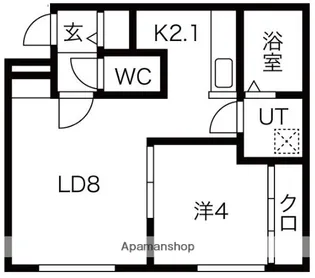 CIEL千歳【2階】の間取り
