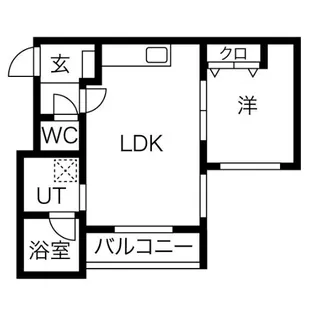 アクア パラシューター【103号室】の間取り