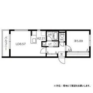 FACTOR恵庭(ファクター恵庭)【0402号室】の間取り
