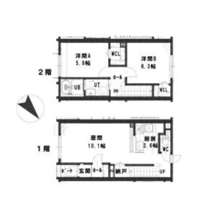 LANDSCAPE【1階】の間取り