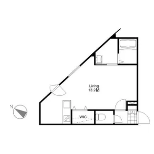 PREMIERーIST N.43(プレミアイスト エヌドット43【2階】の間取り