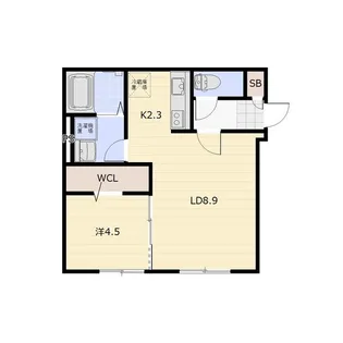 CROSS ROAD(クロス ロード)【1階】の間取り