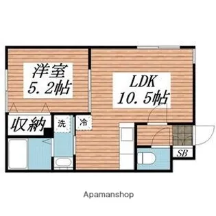 ポラリス里美【1階】の間取り