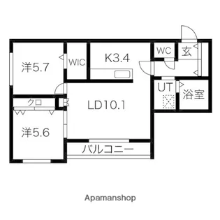 GRACE IMPACT(グレイスインパクト)【1階】の間取り