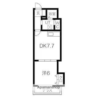 ロイヤルコート恵庭駅前【1階】の間取り