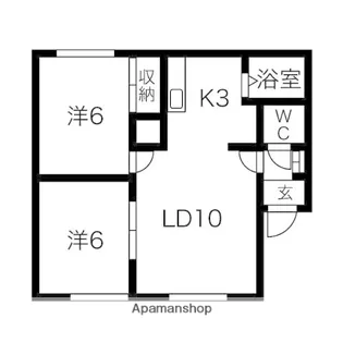 セピア末広【105号室】の間取り