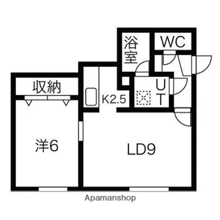 グラシアス【101号室】の間取り
