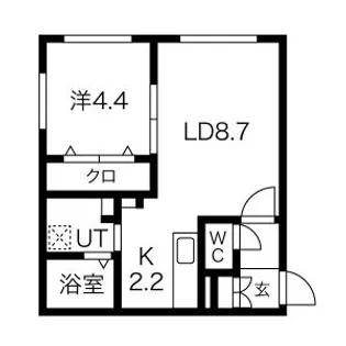 MAISON BONHEUR(メゾンボヌール)【2階】の間取り