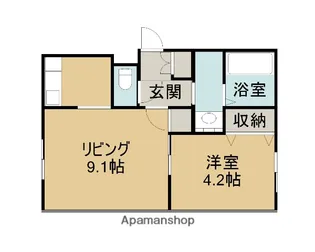 CIGAL京町(シーゲル京町)【1階】の間取り