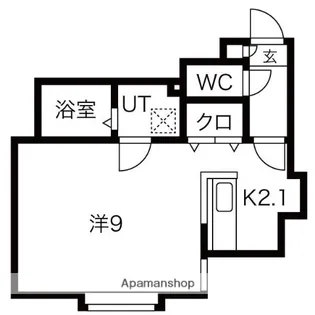 プロムナード【1階】の間取り