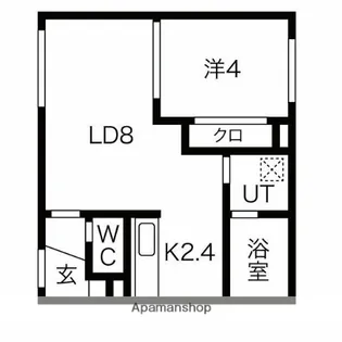 フォレストR−Ⅴ【3階】の間取り