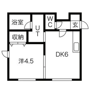 ホープハウス【201号室】の間取り
