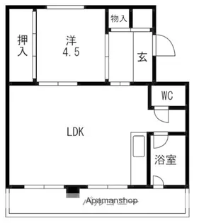 パークヒルズ真々地Ⅰ【402号室】の間取り