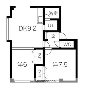 出雲ガーデン【2階】の間取り