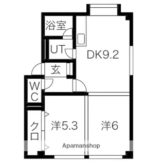 出雲ガーデン【2階】の間取り