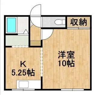1Kの間取り画像