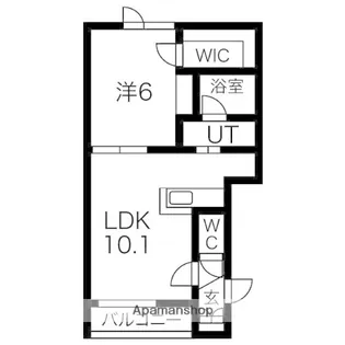 ALAISE青葉(アレイズアオバ)【3階】の間取り