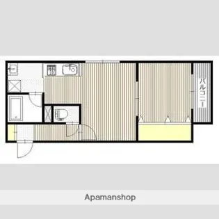 K−MODE北斗(ケイモードホクト)【3階】の間取り