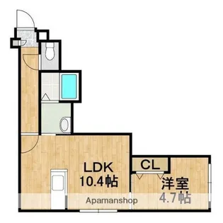 LA DOUCE VIE恵み野駅前【4階】の間取り