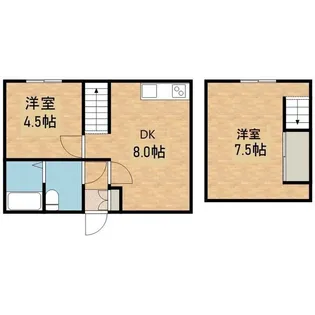 アーバンハウス里塚【102号室】の間取り