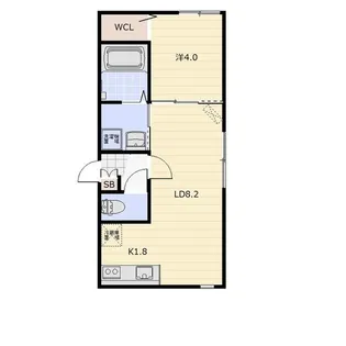 AMOUR(アムール)【2階】の間取り