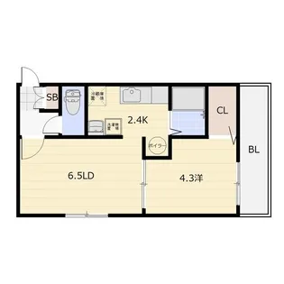 フルールブローニュ【2階】の間取り