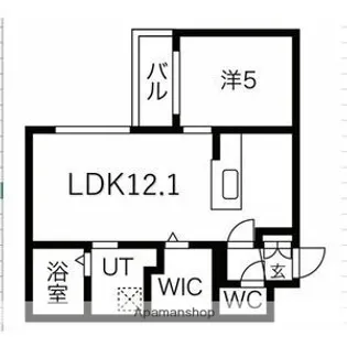 WALPOLE PARK 千歳【2階】の間取り