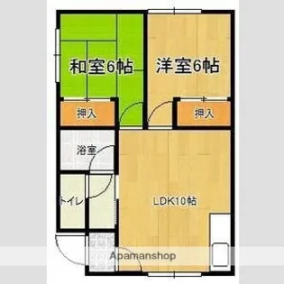 コーポ行啓【2階】の間取り