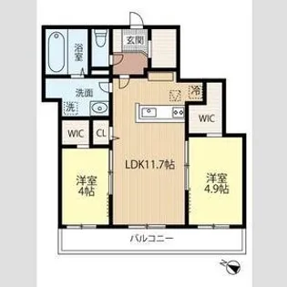 ERFOLG千歳春日【2階】の間取り