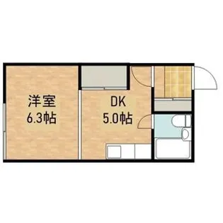 ハイツすずらんA【08号室号室】の間取り