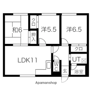 ANハイツ【302号室】の間取り