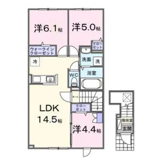 MUSICA(ムジカ)【2階】の間取り