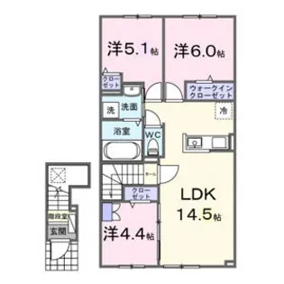MUSICA(ムジカ)【2階】の間取り