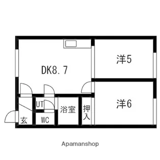 I’S CHITOSE【1階】の間取り