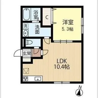 INHERENT1【2階】の間取り