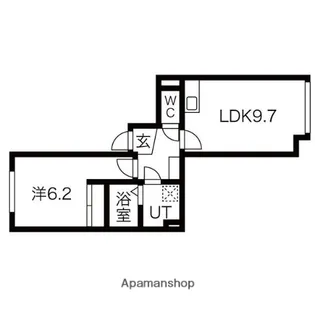 パワービル千歳駅前【3階】の間取り