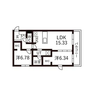 ピオネロ恵庭Ⅳ【4階】の間取り