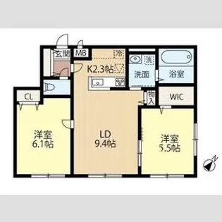 しののめムトウ【305号室】の間取り