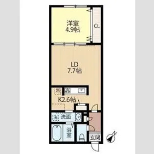 仮)東雲2丁目2ー4B棟【3階】の間取り