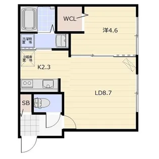 BELLE MAISON GRACE(ベルメゾングラース)【2階】の間取り