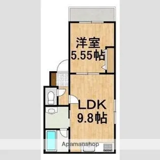 ベルガライズ【2階】の間取り