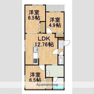 ベルガライズ【2階】の間取り