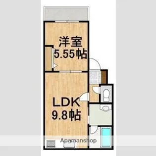 ベルガライズ【3階】の間取り