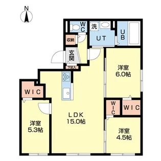 ガルボ北広島【2階】の間取り