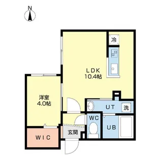 ガルボ北広島【2階】の間取り