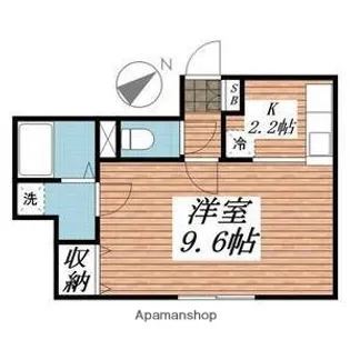 ポラリス恵み野駅前【2階】の間取り