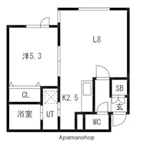 グランデール【1階】の間取り